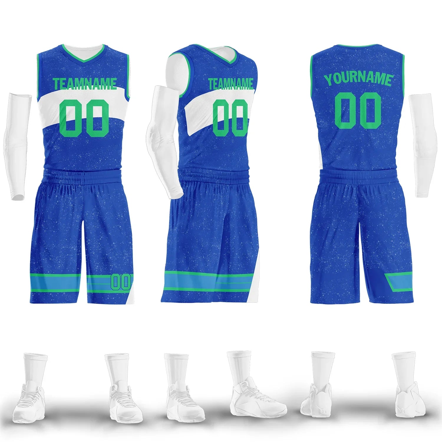 Custom Blue White Classic Style Sports Uniform Basketball Jersey BBJ01-bd0a7009 - Coolcustomize