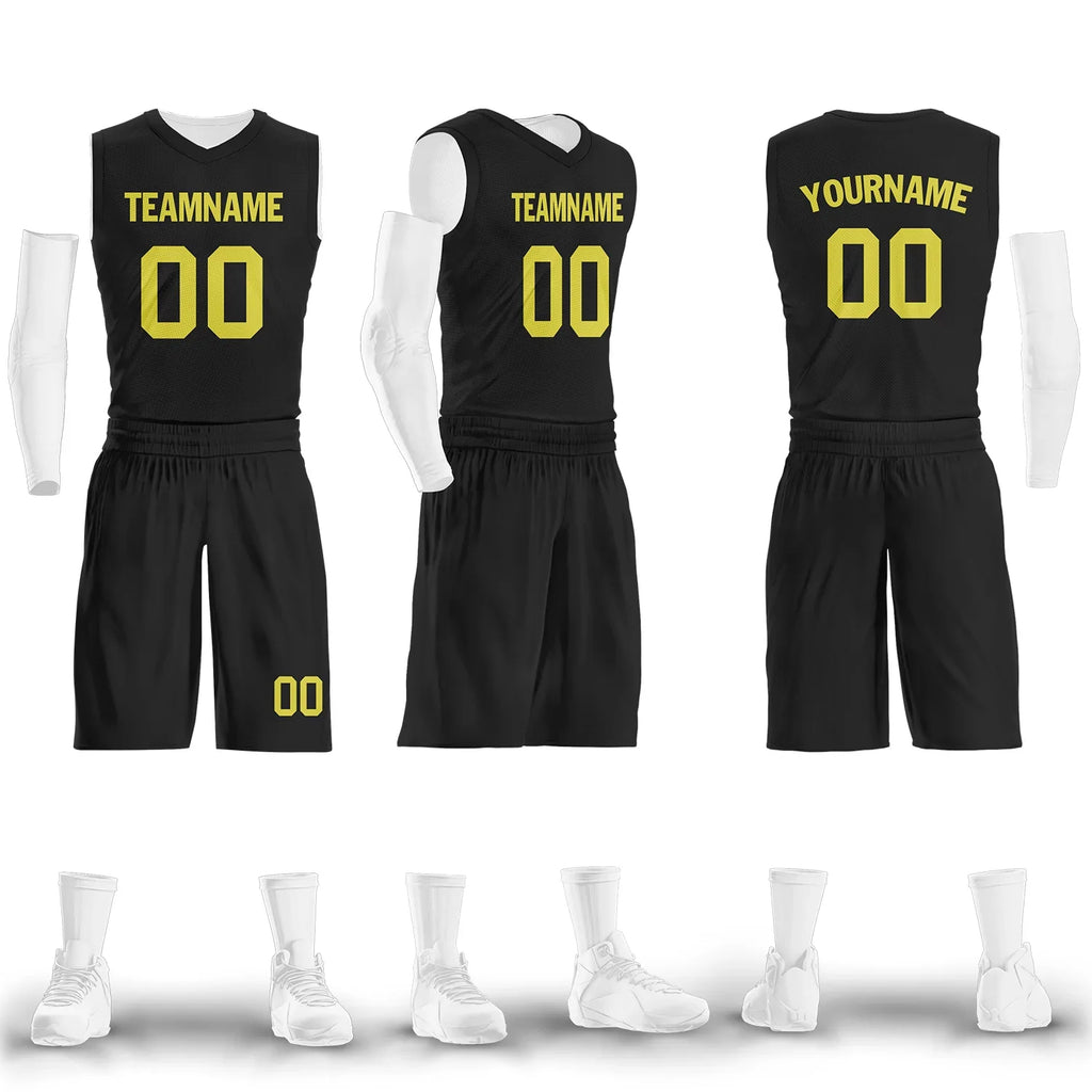 Custom Black Classic Style Sports Uniform Basketball Jersey BBJ01-bd0a70d8 - Coolcustomize