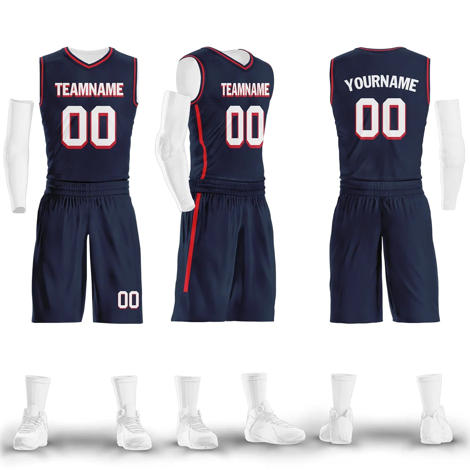 Custom Deep Blue Classic Style Sports Uniform Basketball Jersey BBJ01-bd0a70ba - Coolcustomize