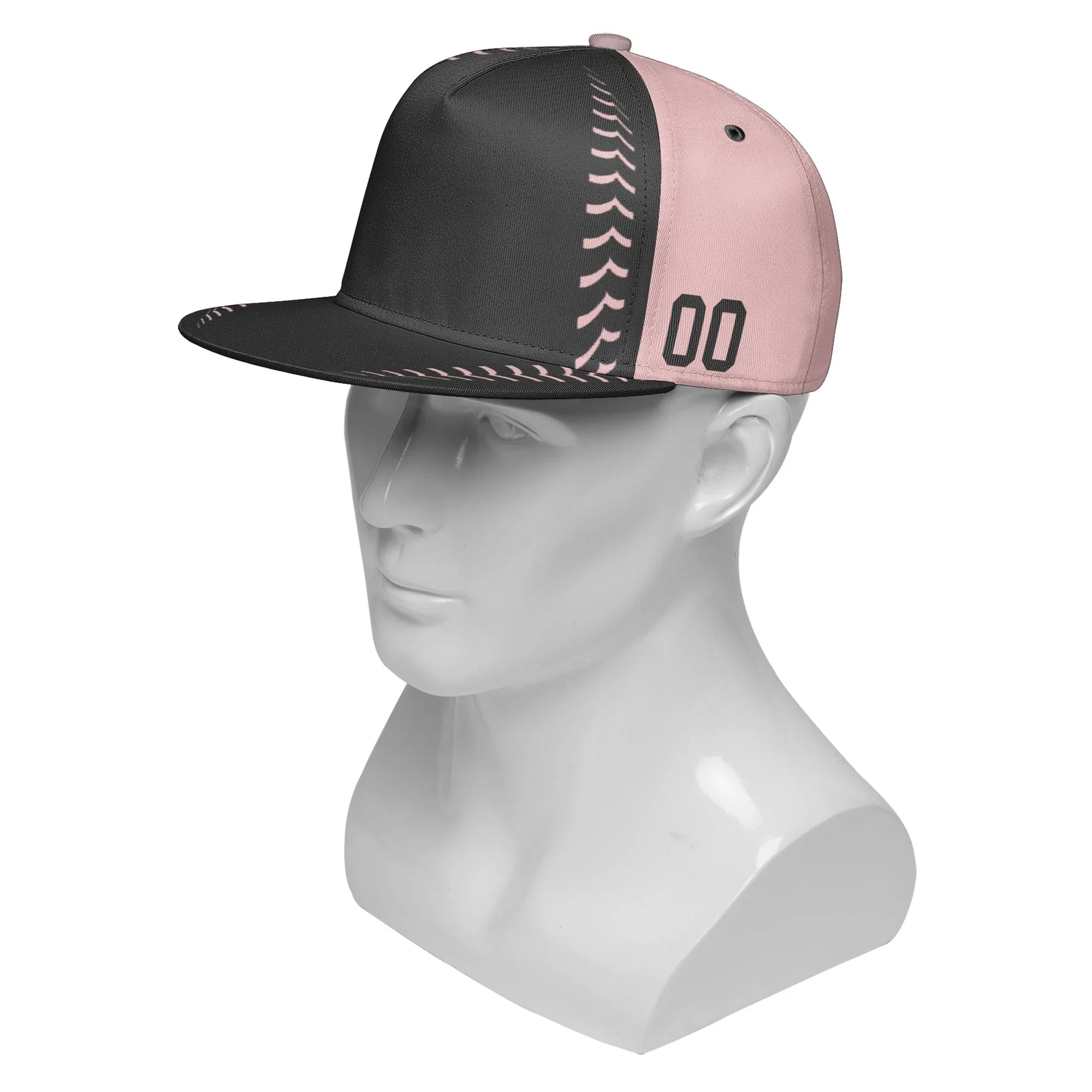 Custom Sport Design Hat Stitched Adjustable Snapback Personalized Baseball Cap PR067B-bd0b00d9-b8 - Coolcustomize