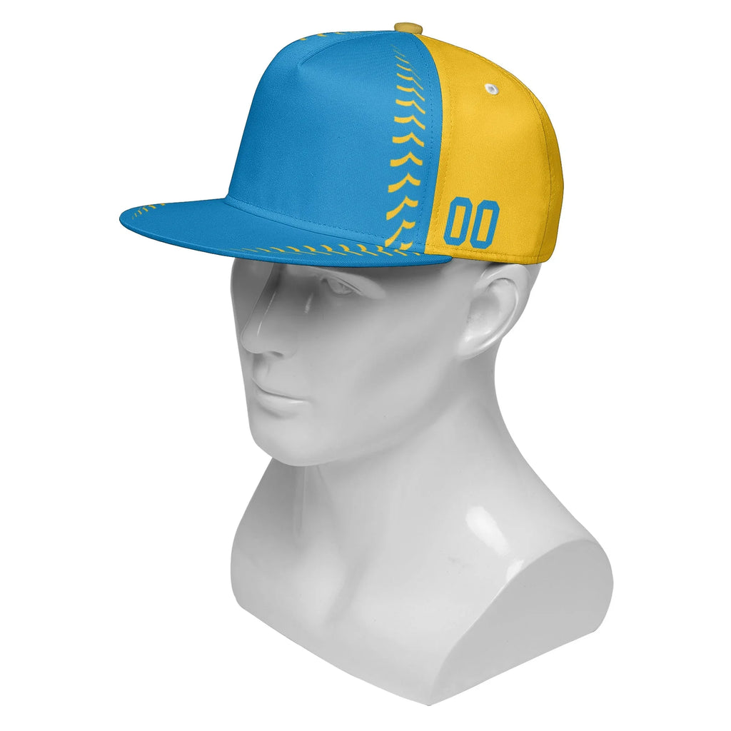 Custom Sport Design Hat Stitched Adjustable Snapback Personalized Baseball Cap PR067B-bd0b00d9-9 - Coolcustomize