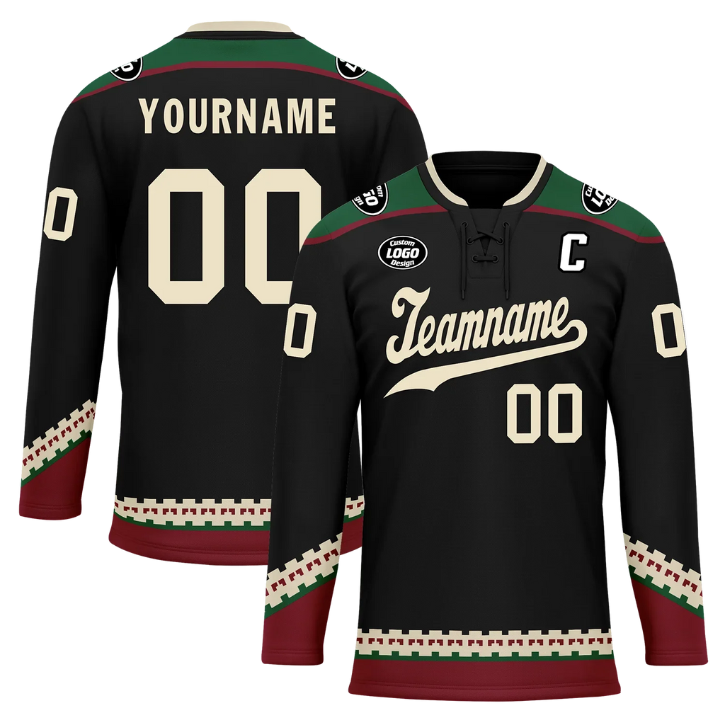 Custom Black Personalized Hockey Jersey HCKJ01-D0a70fc - Coolcustomize