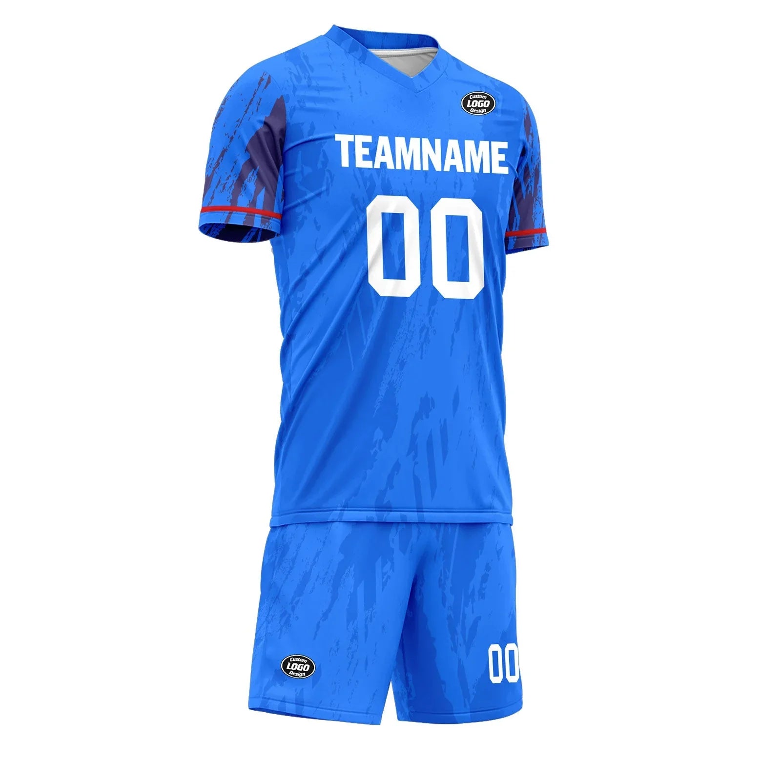 Custom Blue Soccer Sets Jersey Personalized SCJ101-D28019 - Coolcustomize