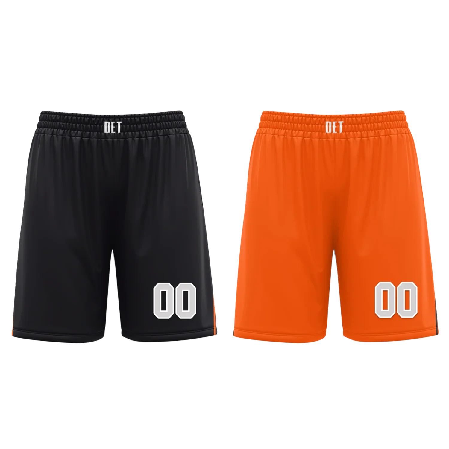 Custom Black Orange Classic Style Reversible Basketball Uniform Personalized Ordinary BBJR-D017019 - Coolcustomize