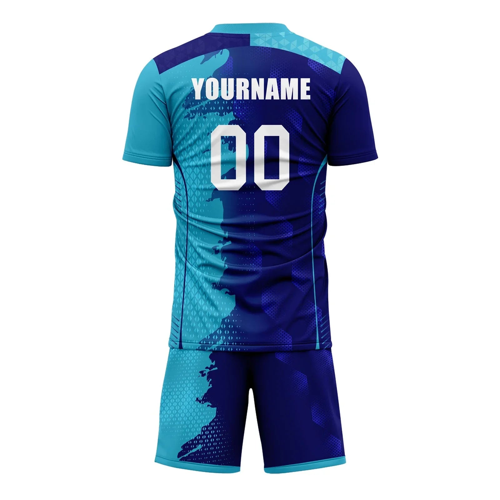 Custom Blue Soccer Sets Jersey Personalized SCJ101-D020210-9 - Coolcustomize