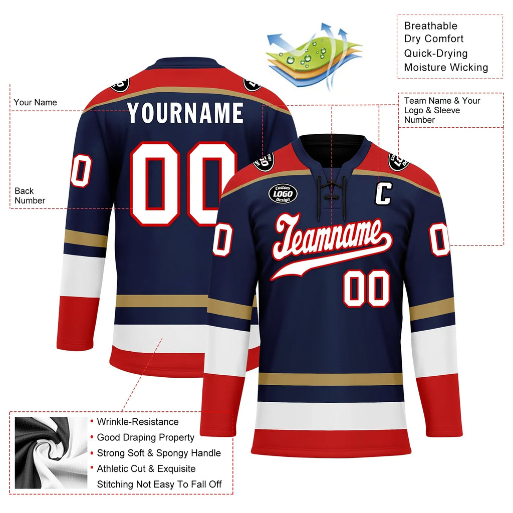 Custom Blue Red Personalized Hockey Jersey HCKJ01-D0a70af - Coolcustomize