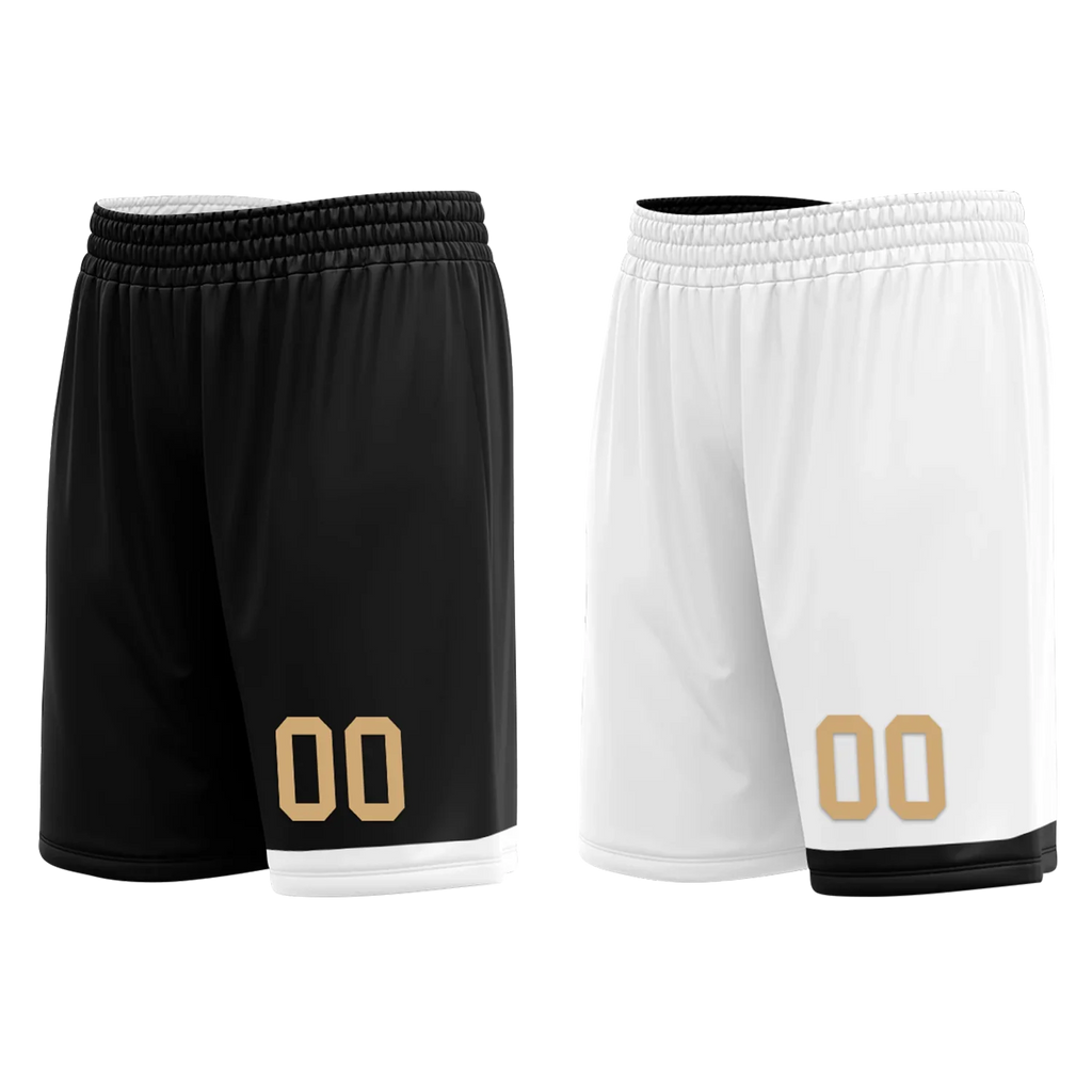Custom Black White Classic Style Reversible Basketball Uniform Personalized Ordinary BBJR-D017044 - Coolcustomize