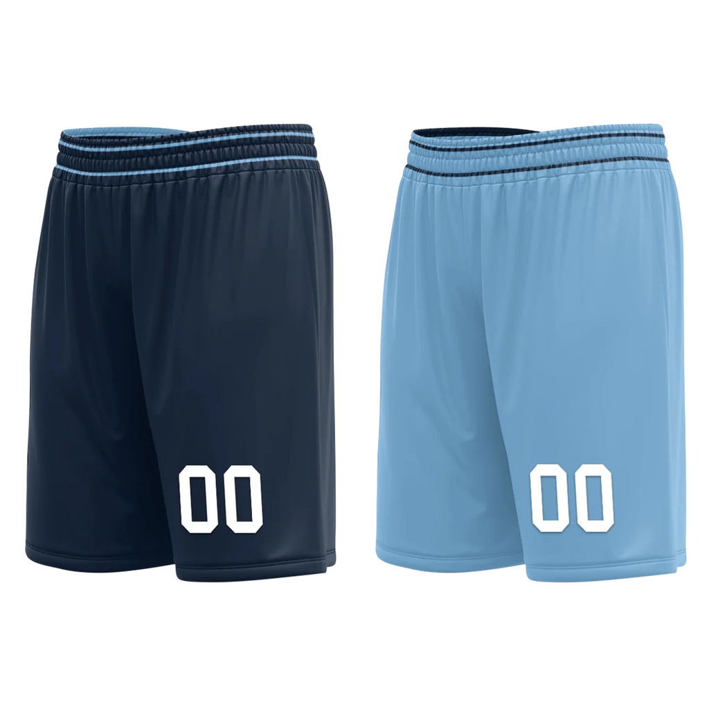 Custom Blue Classic Style Reversible Basketball Uniform Personalized Ordinary BBJR-D017032 - Coolcustomize