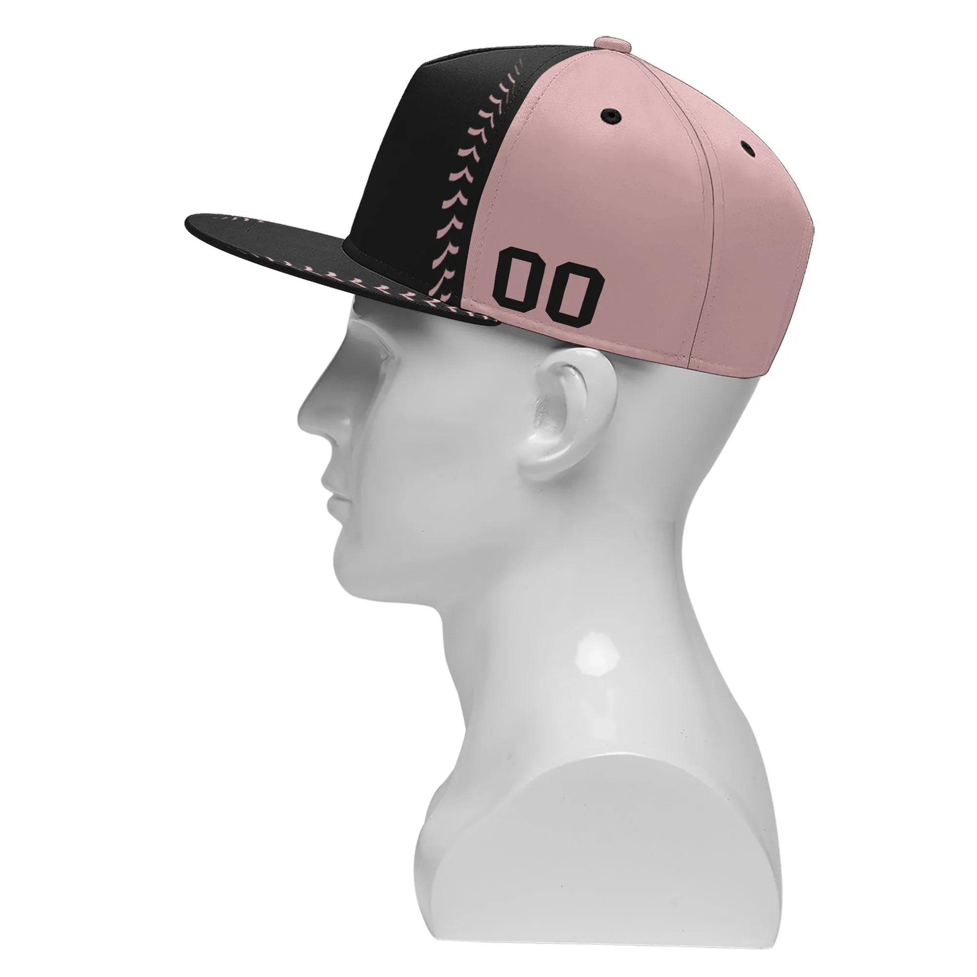Custom Sport Design Hat Stitched Adjustable Snapback Personalized Baseball Cap PR067B-bd0b00d9-b8 - Coolcustomize