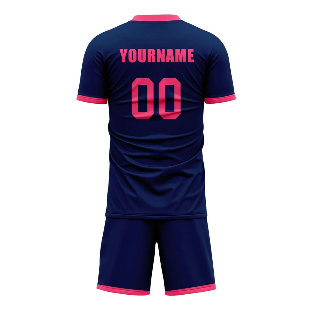 Custom Blue Pink Soccer Sets Jersey Personalized SCJ101-D020131-1 - Coolcustomize