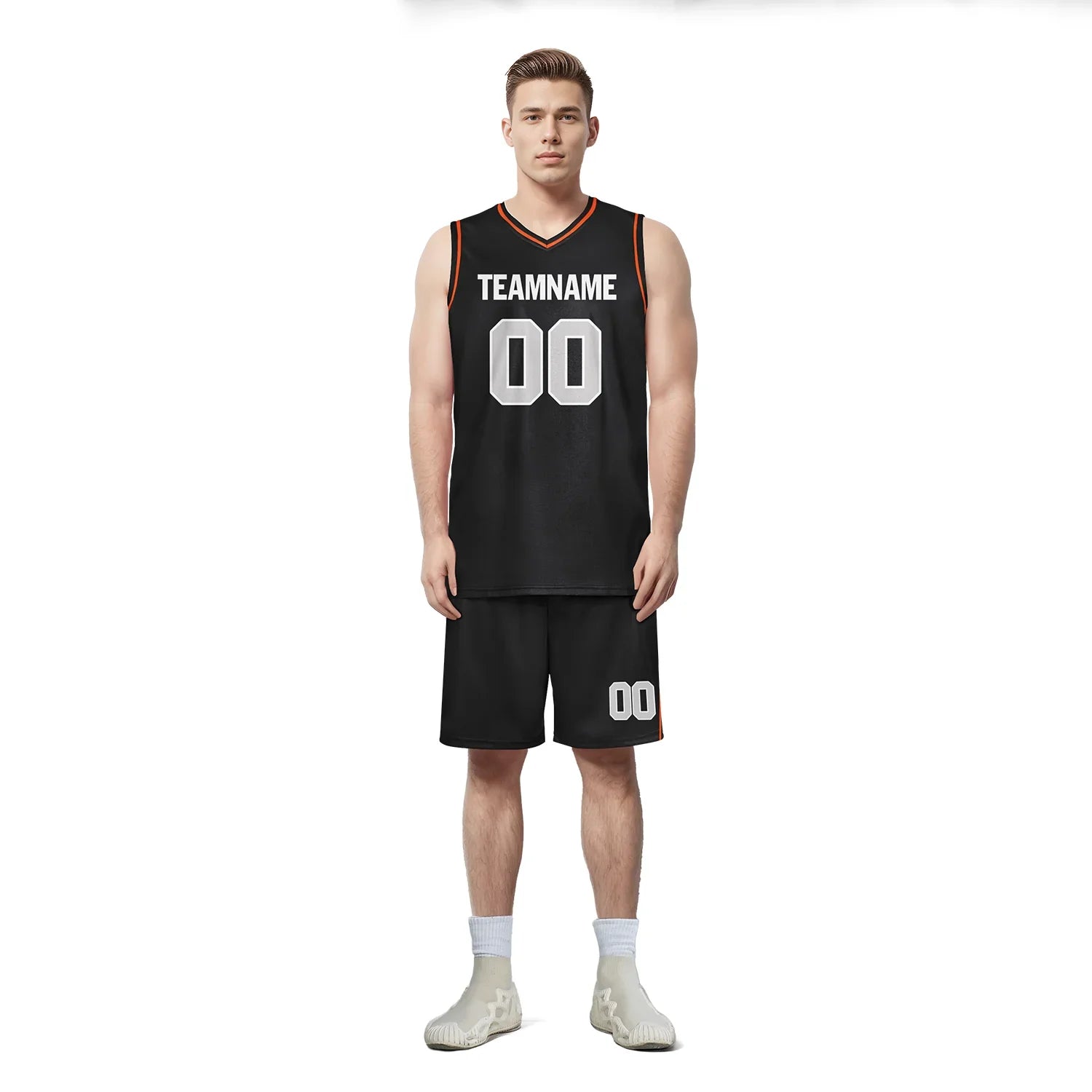 Custom Black Orange Classic Style Sports Uniform Basketball Jersey BBJ01-bd0a70a9 - Coolcustomize