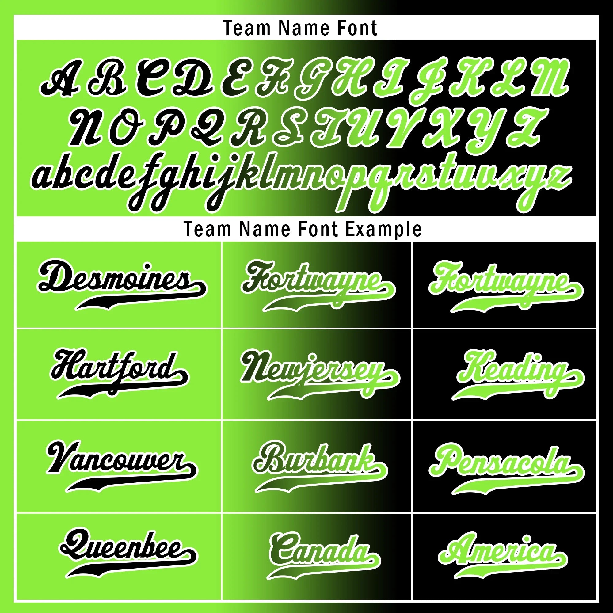 Custom Green Black Gradient Fashion Personalized Authentic Baseball Jersey BSBJ01-D0a709c - Coolcustomize