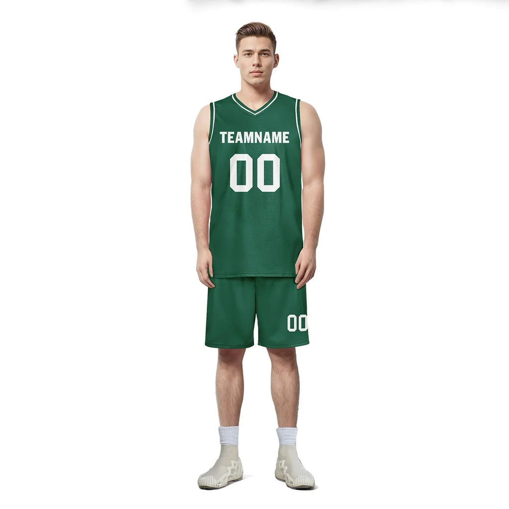 Custom Green Classic Style Sports Uniform Basketball Jersey BBJ01-D020105-22 - Coolcustomize