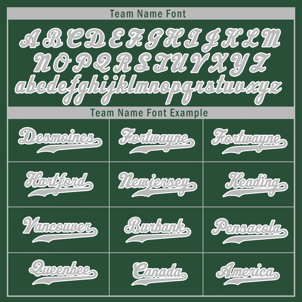 Custom Green Gray Raglan Sleeves Personalized Authentic Baseball Jersey BSBJ01-D017174 - Coolcustomize