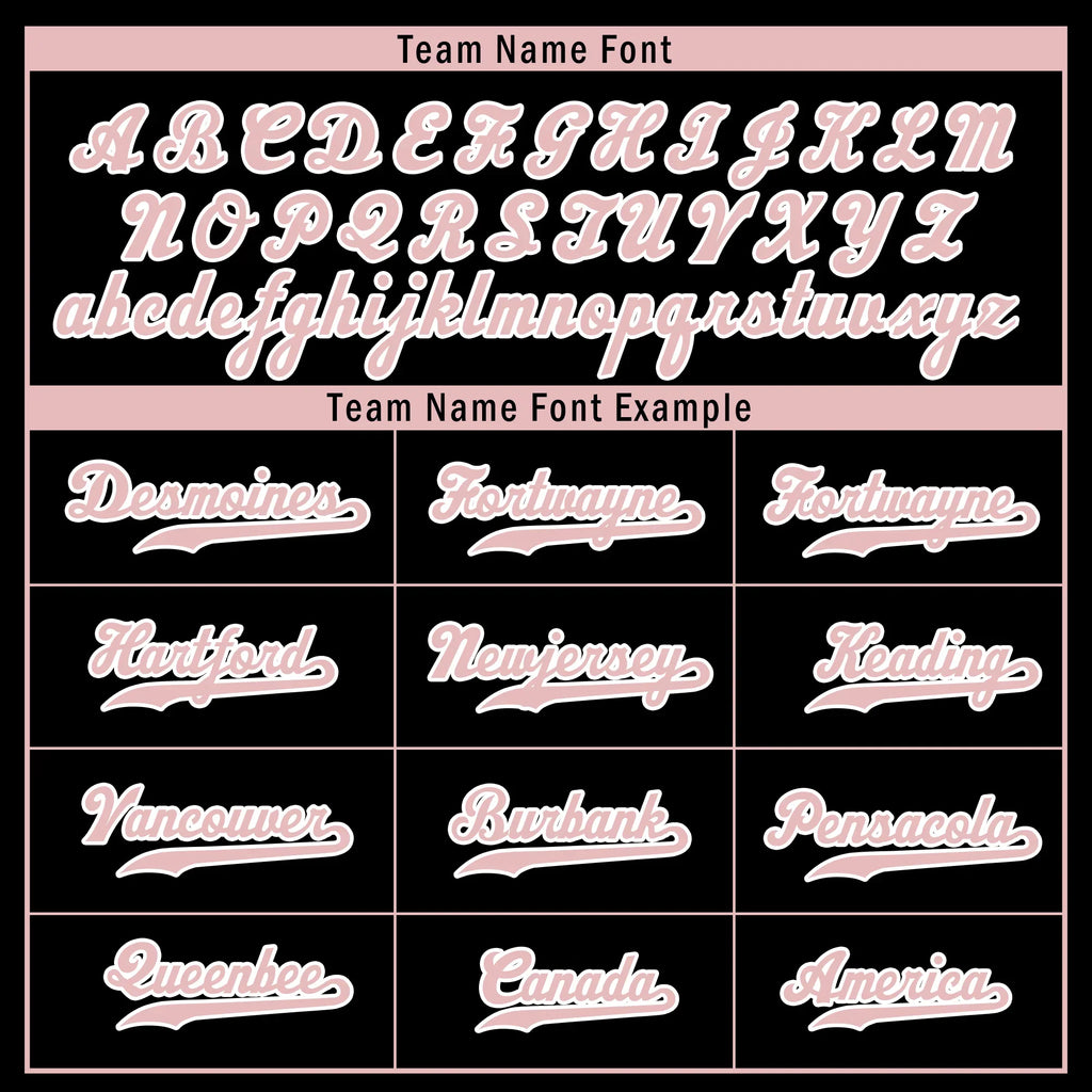 Custom Black Pink Raglan Sleeves Personalized Authentic Baseball Jersey BSBJ01-D017197 - Coolcustomize