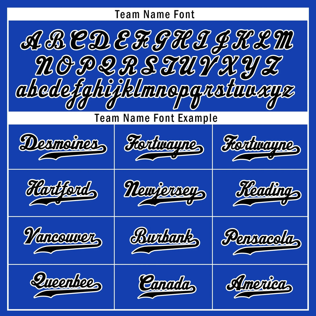 Custom Blue Black City Edition Personalized Authentic Baseball Jersey BSBJ01-D017127 - Coolcustomize