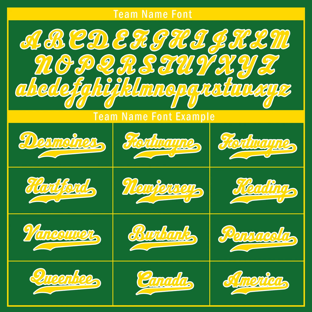 Custom Green Yellow Raglan Sleeves Personalized Authentic Baseball Jersey BSBJ01-D017191 - Coolcustomize