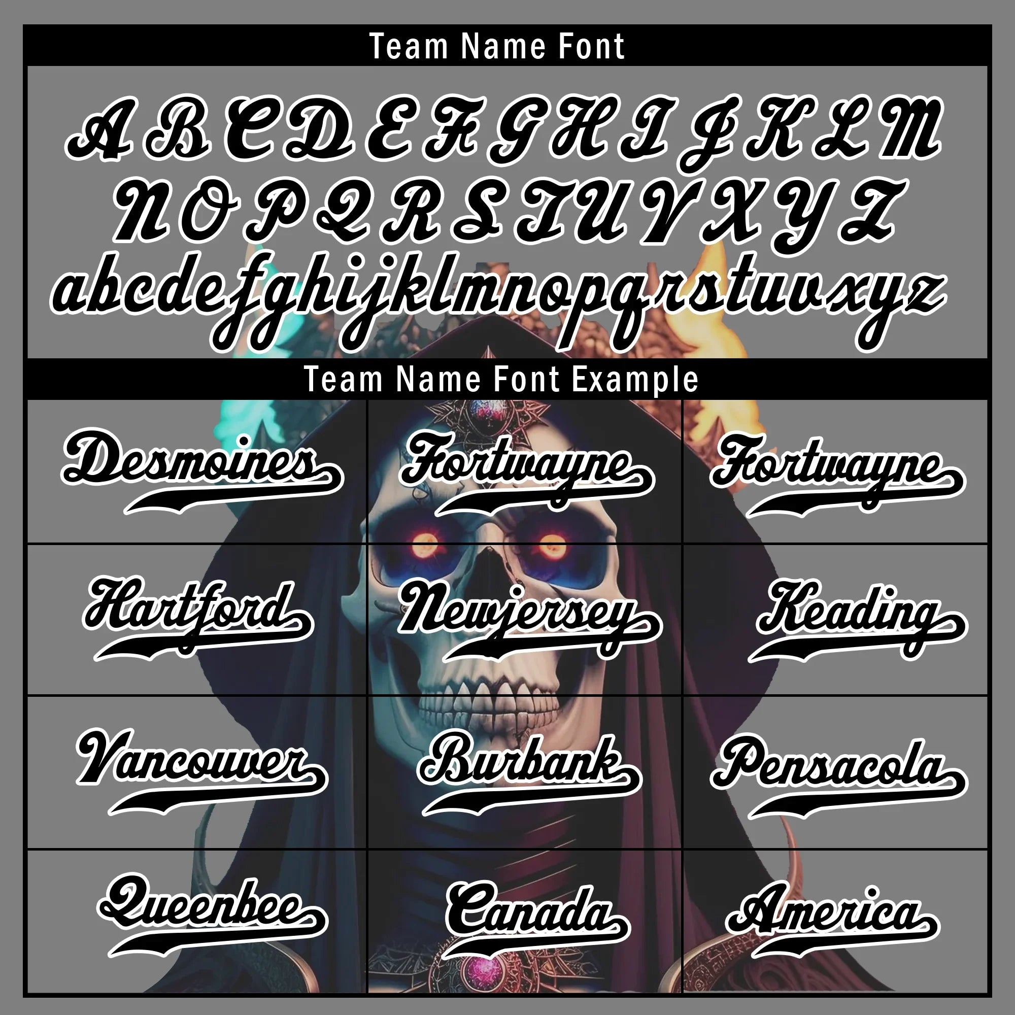 Custom Gray Black Skull Fashion Personalized Authentic Baseball Jersey BSBJ01-D017160 - Coolcustomize