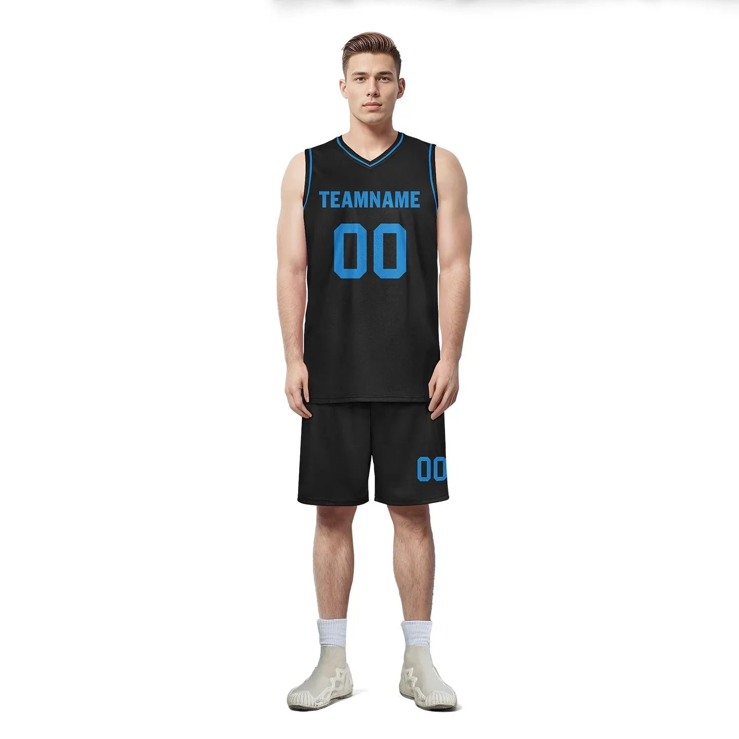 Custom Black Classic Style Sports Uniform Basketball Jersey BBJ01-D020105-6 - Coolcustomize