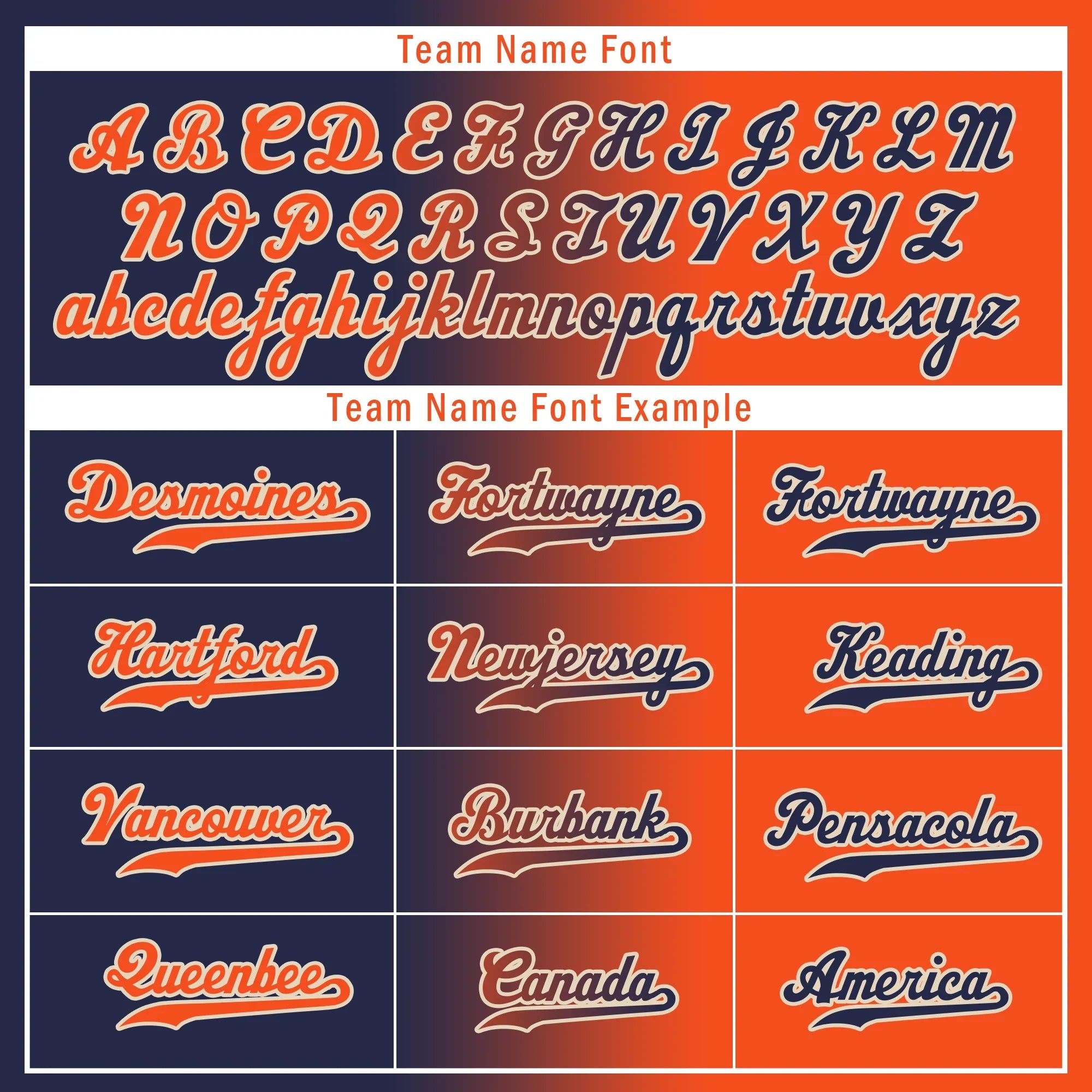 Custom Blue Orange Gradient Fashion Personalized Authentic Baseball Jersey BSBJ01-D0a7089 - Coolcustomize