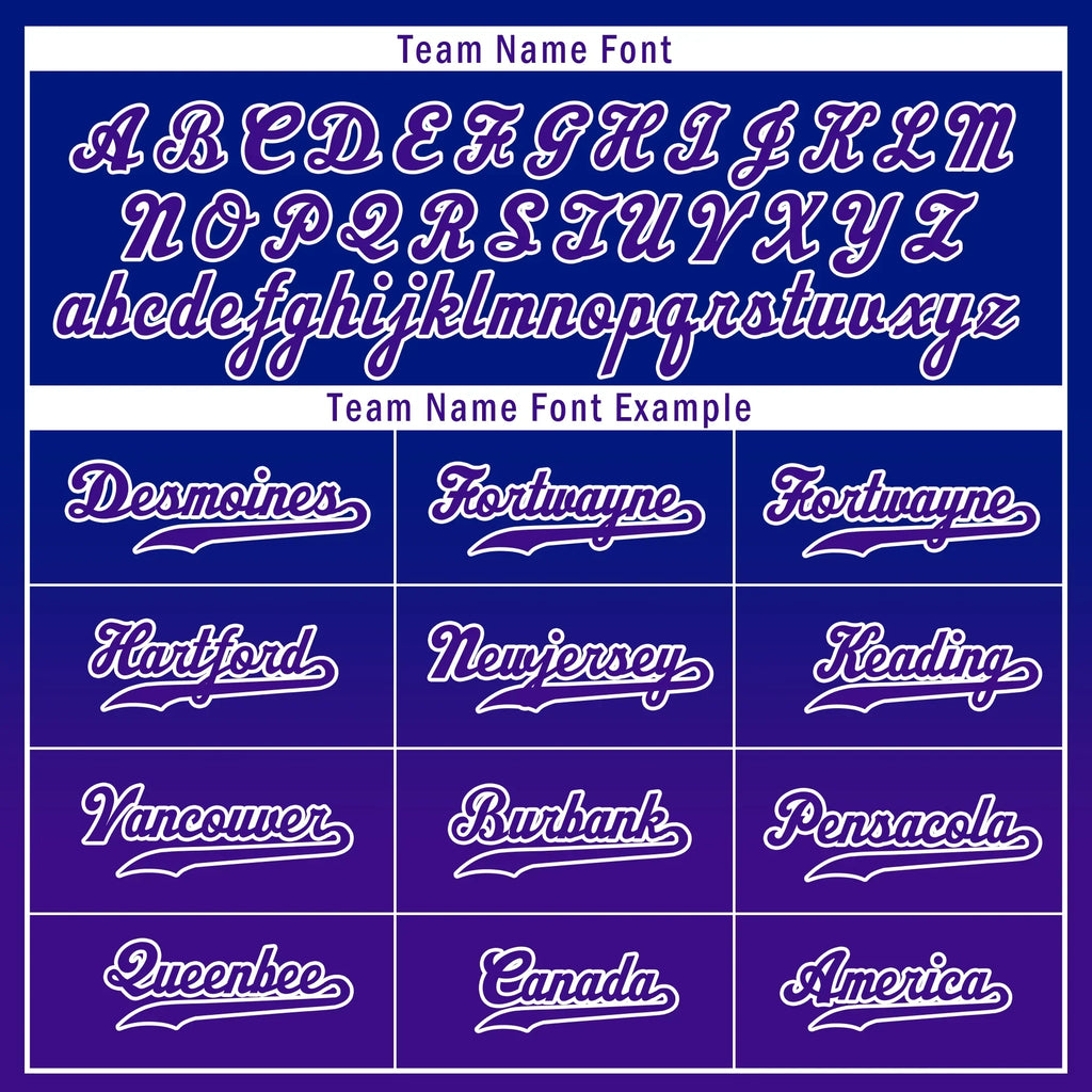 Custom Blue Purple Fade Fashion Personalized Authentic Baseball Jersey BSBJ01-D0a70ea - Coolcustomize