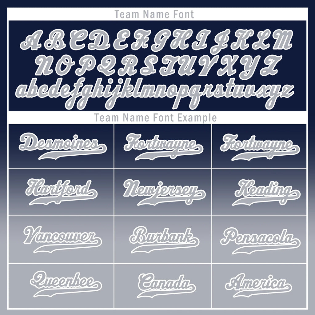 Custom Blue Grey Fade Fashion Personalized Authentic Baseball Jersey BSBJ01-D0a70b8 - Coolcustomize