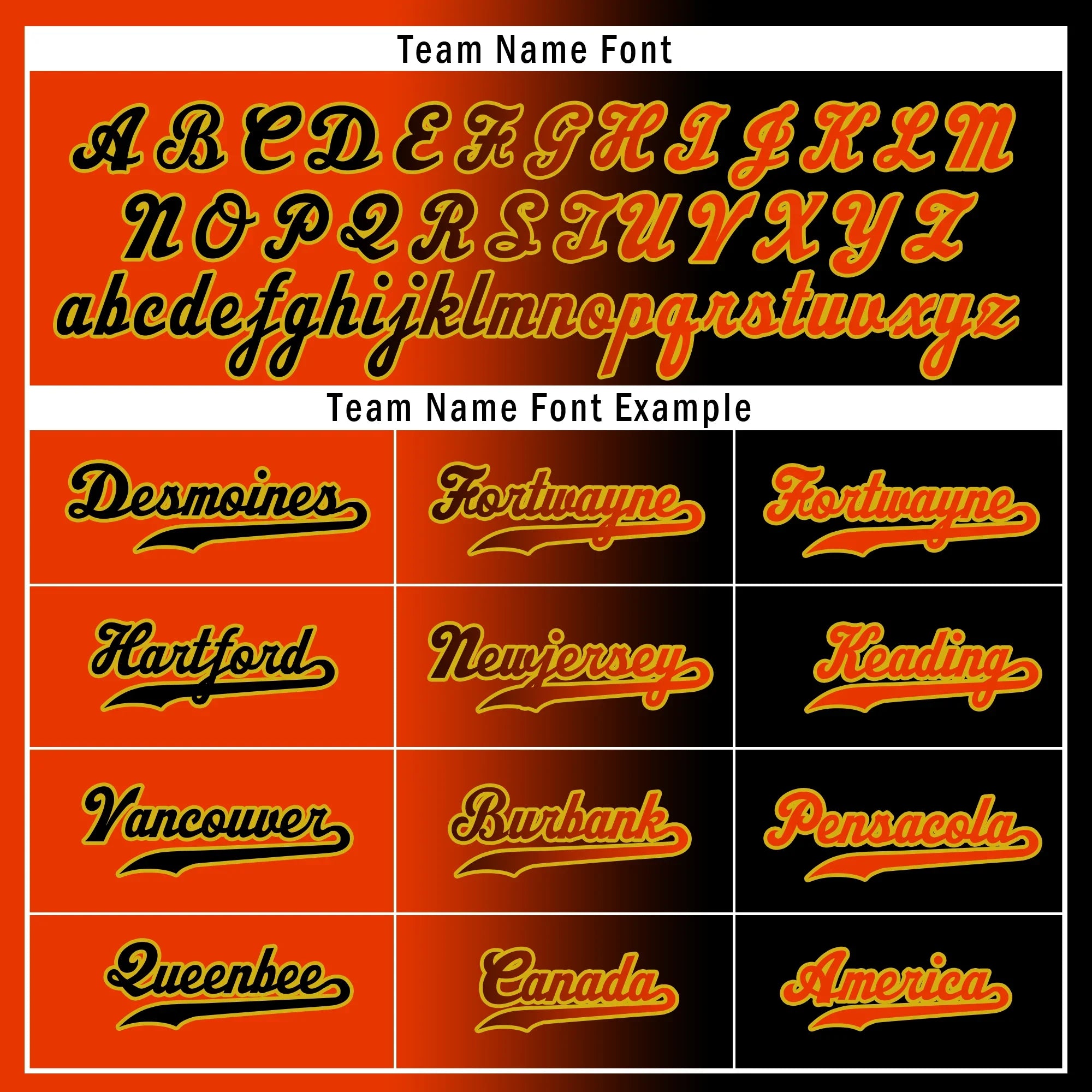 Custom Orange Black Gradient Fashion Personalized Authentic Baseball Jersey BSBJ01-D0a7aa8 - Coolcustomize