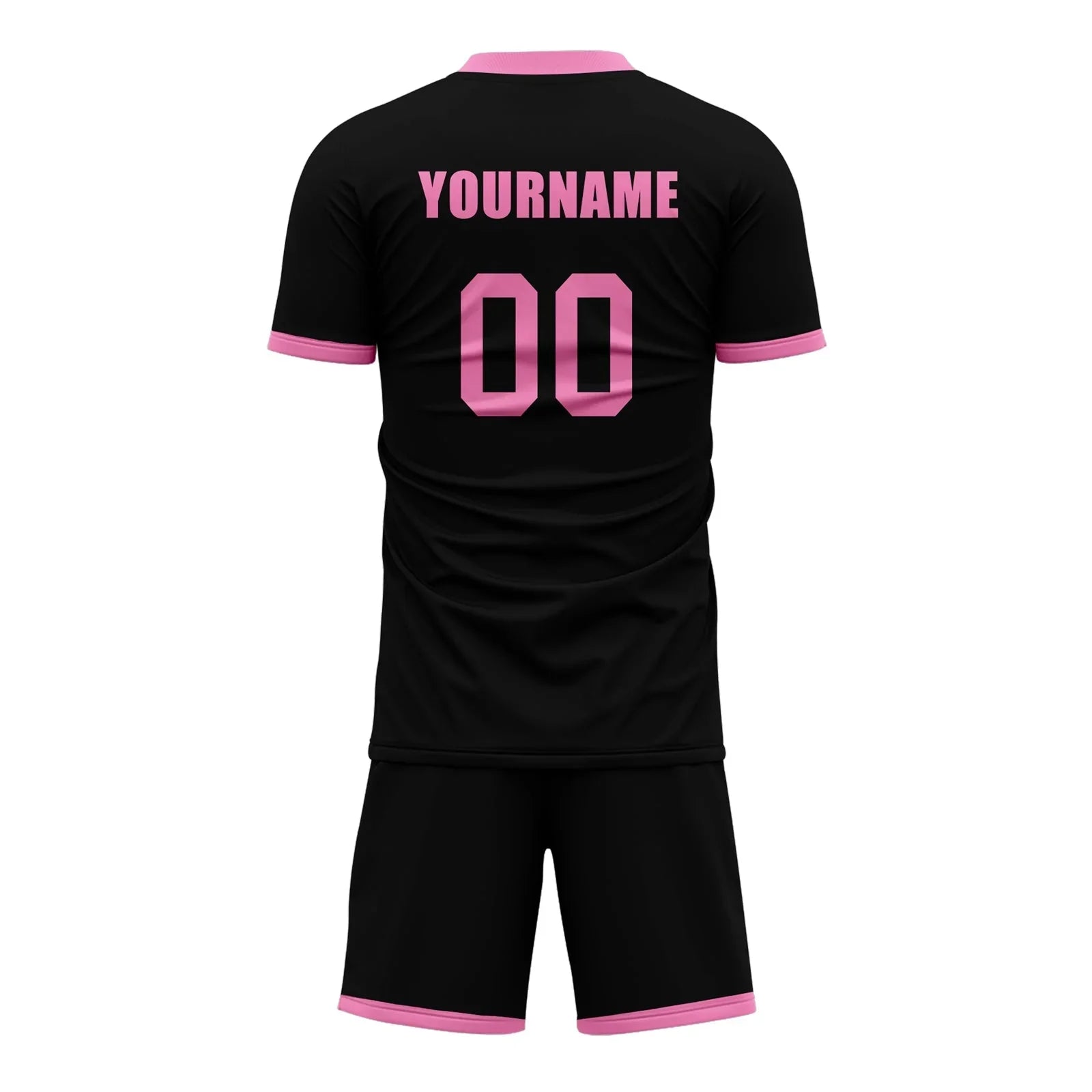 Custom Black Pink Soccer Sets Jersey Personalized SCJ101-D020131-5 - Coolcustomize