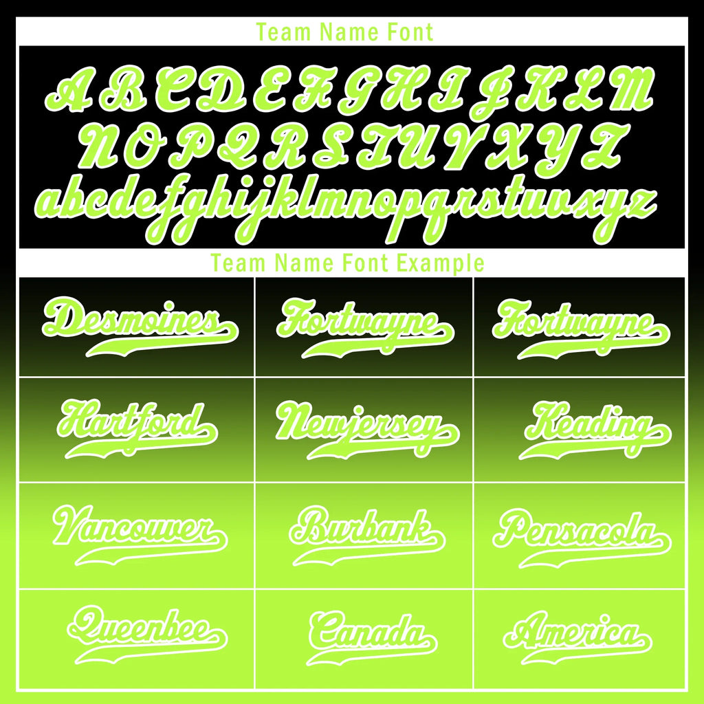 Custom Black Green Fade Fashion Personalized Authentic Baseball Jersey BSBJ01-D0a70e7 - Coolcustomize