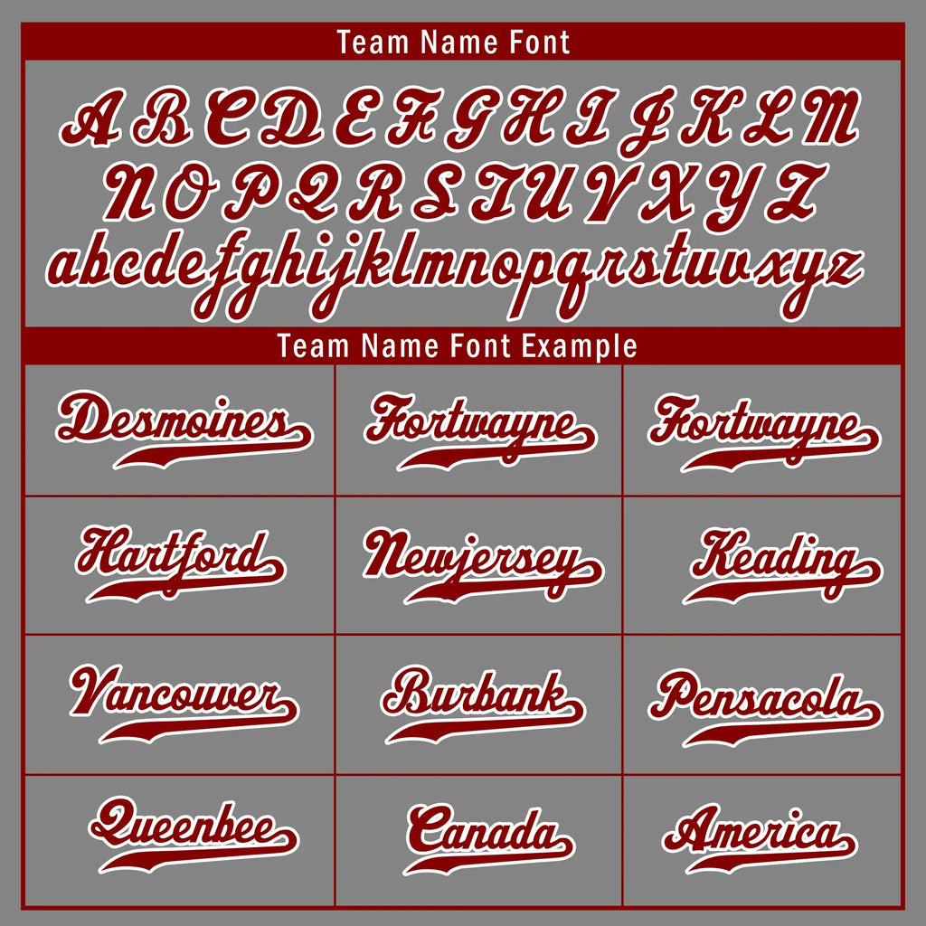 Custom Gray Red Raglan Sleeves Personalized Authentic Baseball Jersey BSBJ01-D017177 - Coolcustomize