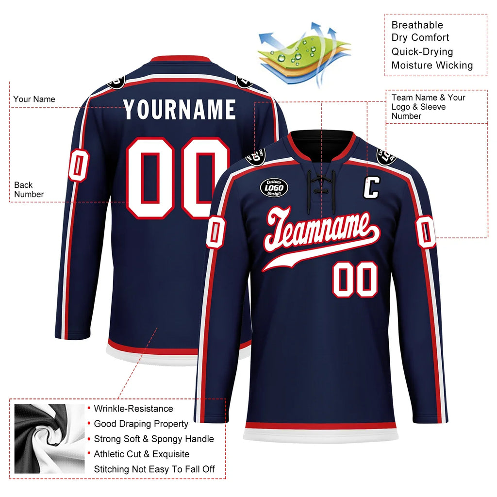 Custom Blue Personalized Hockey Jersey HCKJ01-D0a70fb - Coolcustomize