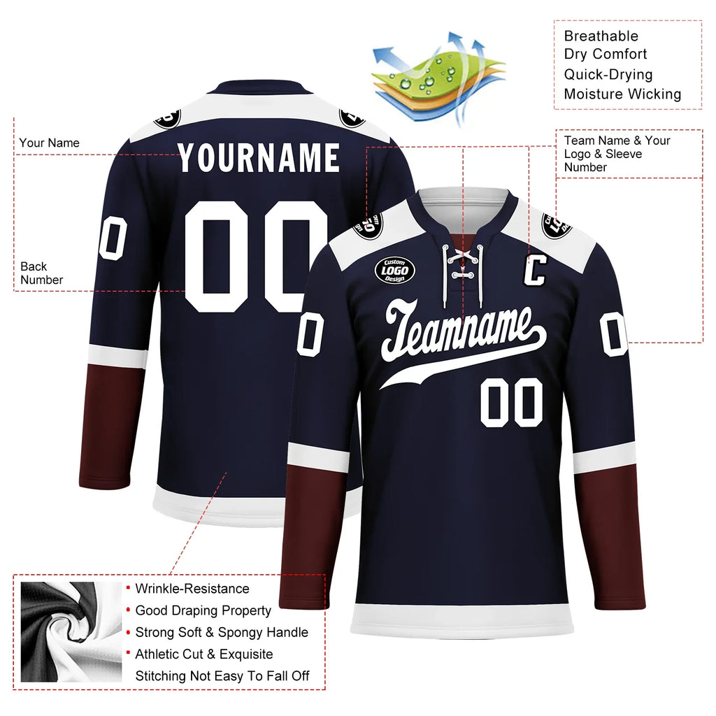 Custom Blue Personalized Hockey Jersey HCKJ01-D0a70eb - Coolcustomize