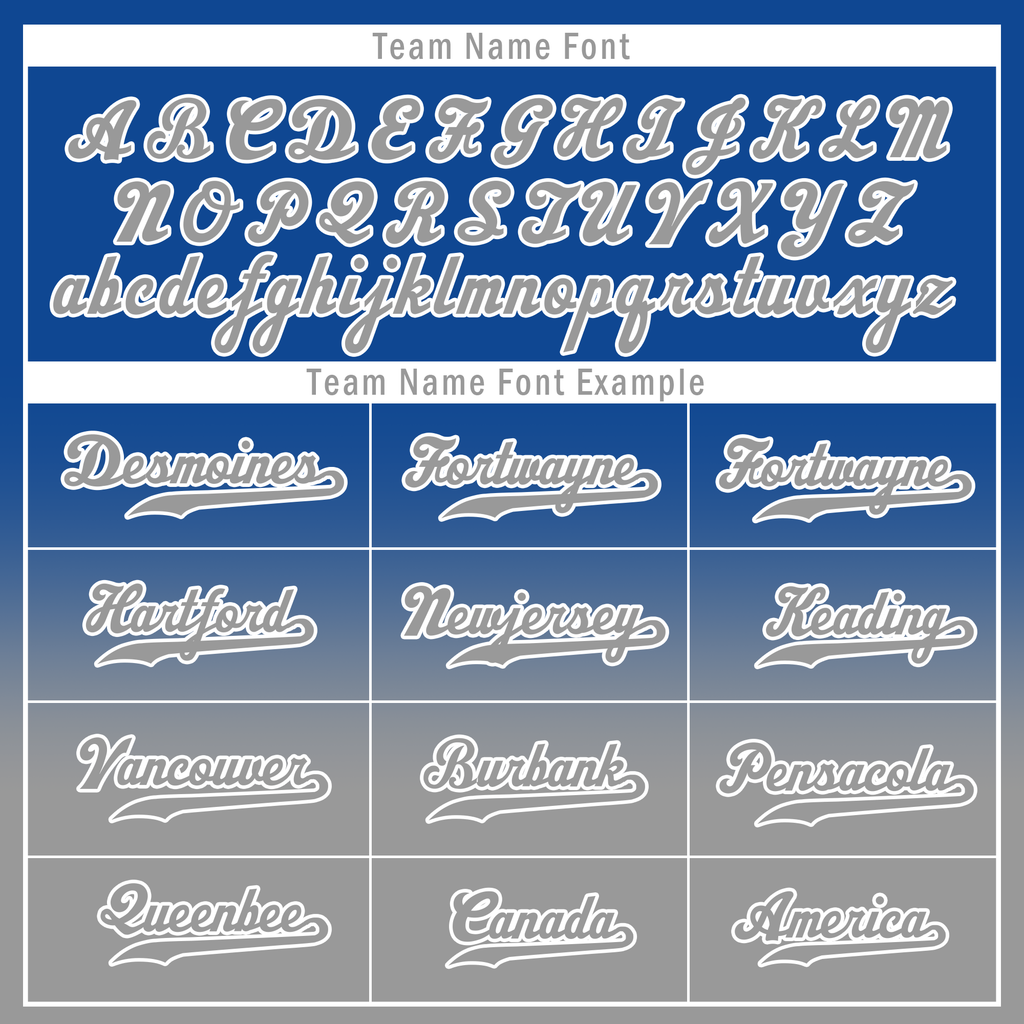 Custom Blue Grey Fade Fashion Personalized Authentic Baseball Jersey BSBJ01-D0a70bf - Coolcustomize