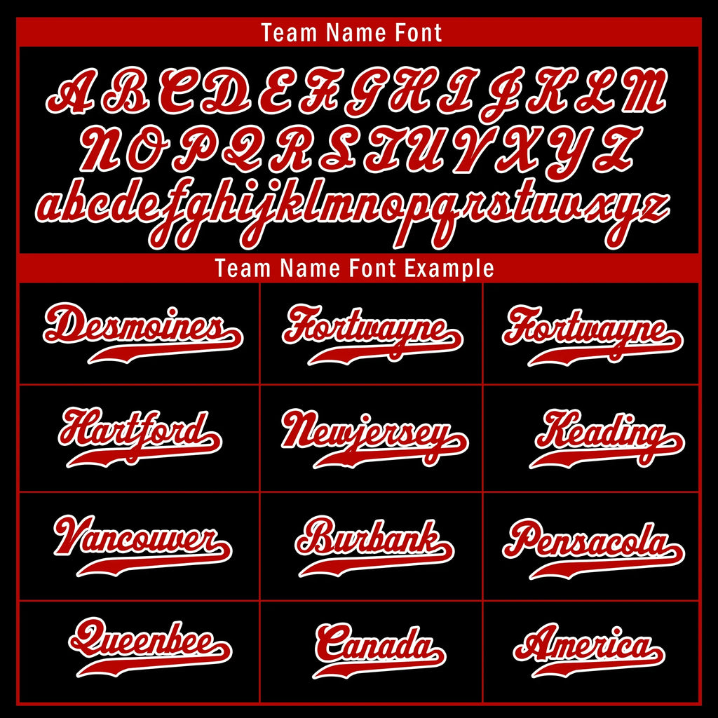 Custom Black Red Stripe Fashion Personalized Authentic Baseball Jersey BSBJ01-D017216 - Coolcustomize