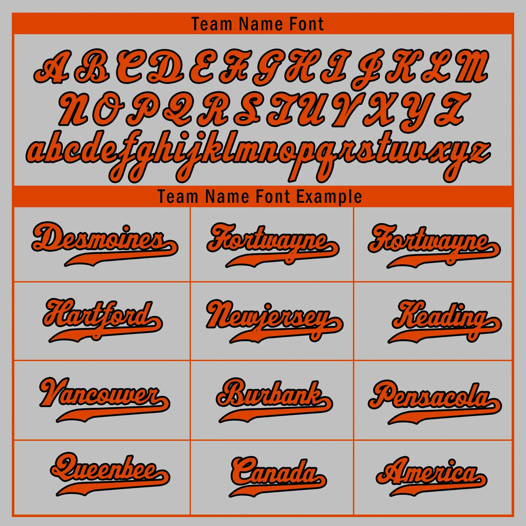 Custom Gray Orange Raglan Sleeves Personalized Authentic Baseball Jersey BSBJ01-D017187 - Coolcustomize