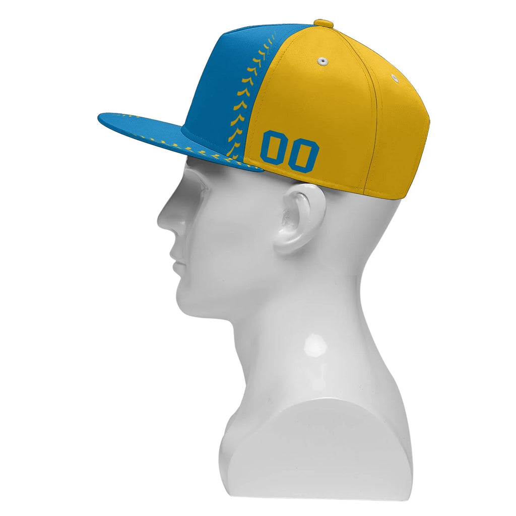 Custom Sport Design Hat Stitched Adjustable Snapback Personalized Baseball Cap PR067B-bd0b00d9-9 - Coolcustomize