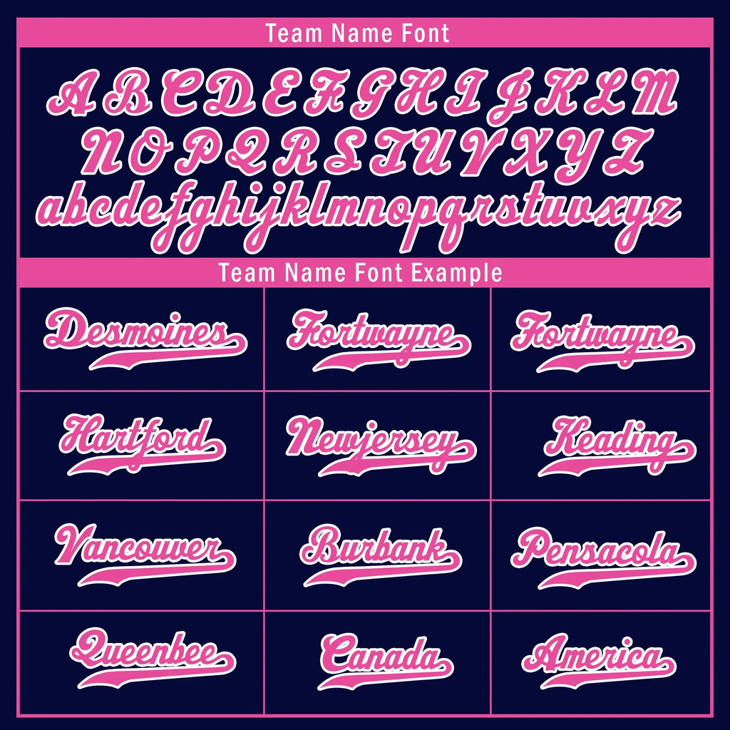 Custom Blue Pink Stripe Fashion Personalized Authentic Baseball Jersey BSBJ01-D017227 - Coolcustomize