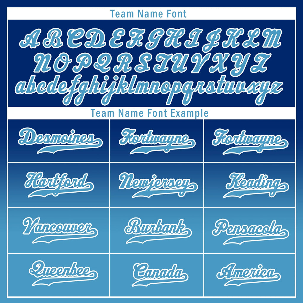 Custom Blue Fade Fashion Personalized Authentic Baseball Jersey BSBJ01-D0a70fd - Coolcustomize
