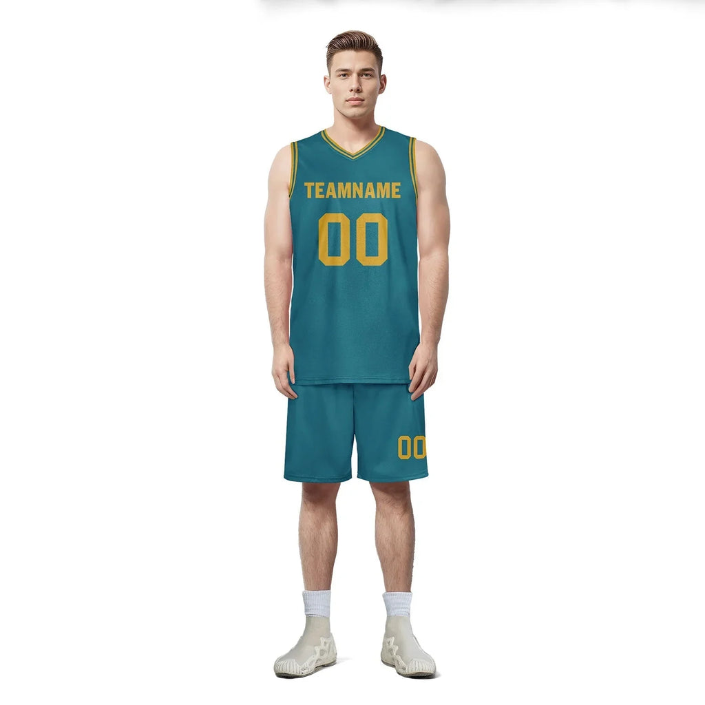 Custom Green Classic Style Sports Uniform Basketball Jersey BBJ01-D020105-13 - Coolcustomize