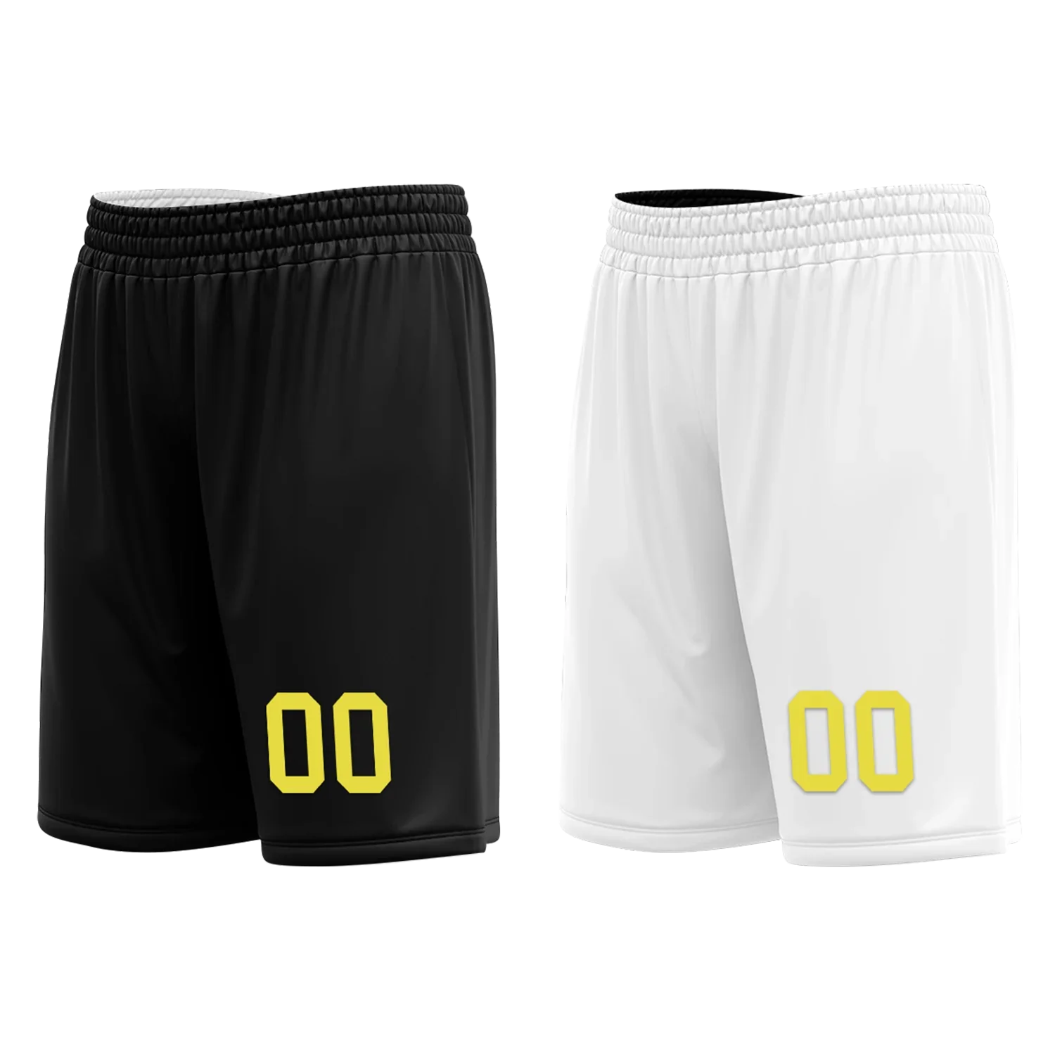 Custom Black White Classic Style Reversible Basketball Uniform Personalized Ordinary BBJR-D017048 - Coolcustomize