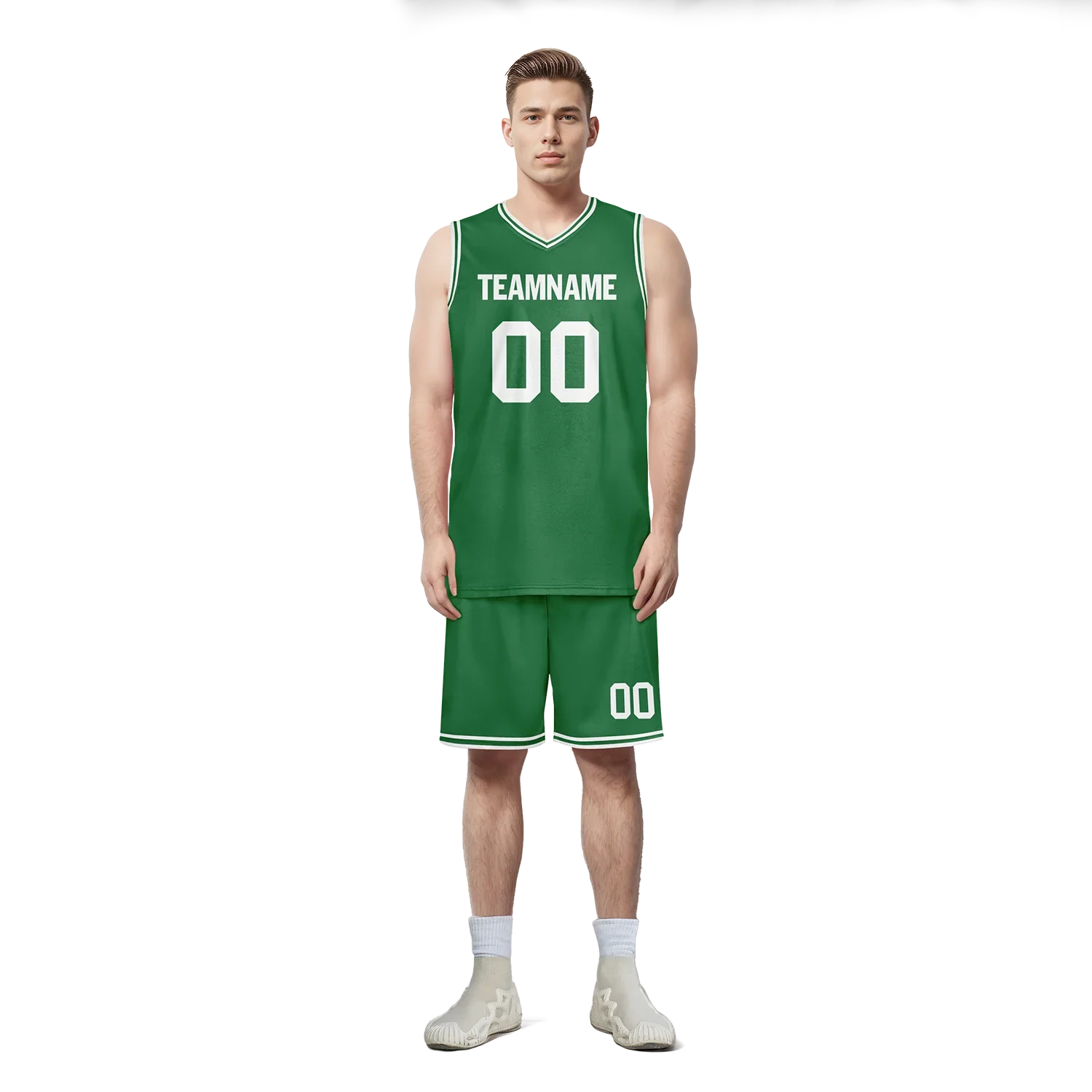 Custom Green Classic Style Sports Uniform Basketball Jersey BBJ01-bd0a700a - Coolcustomize