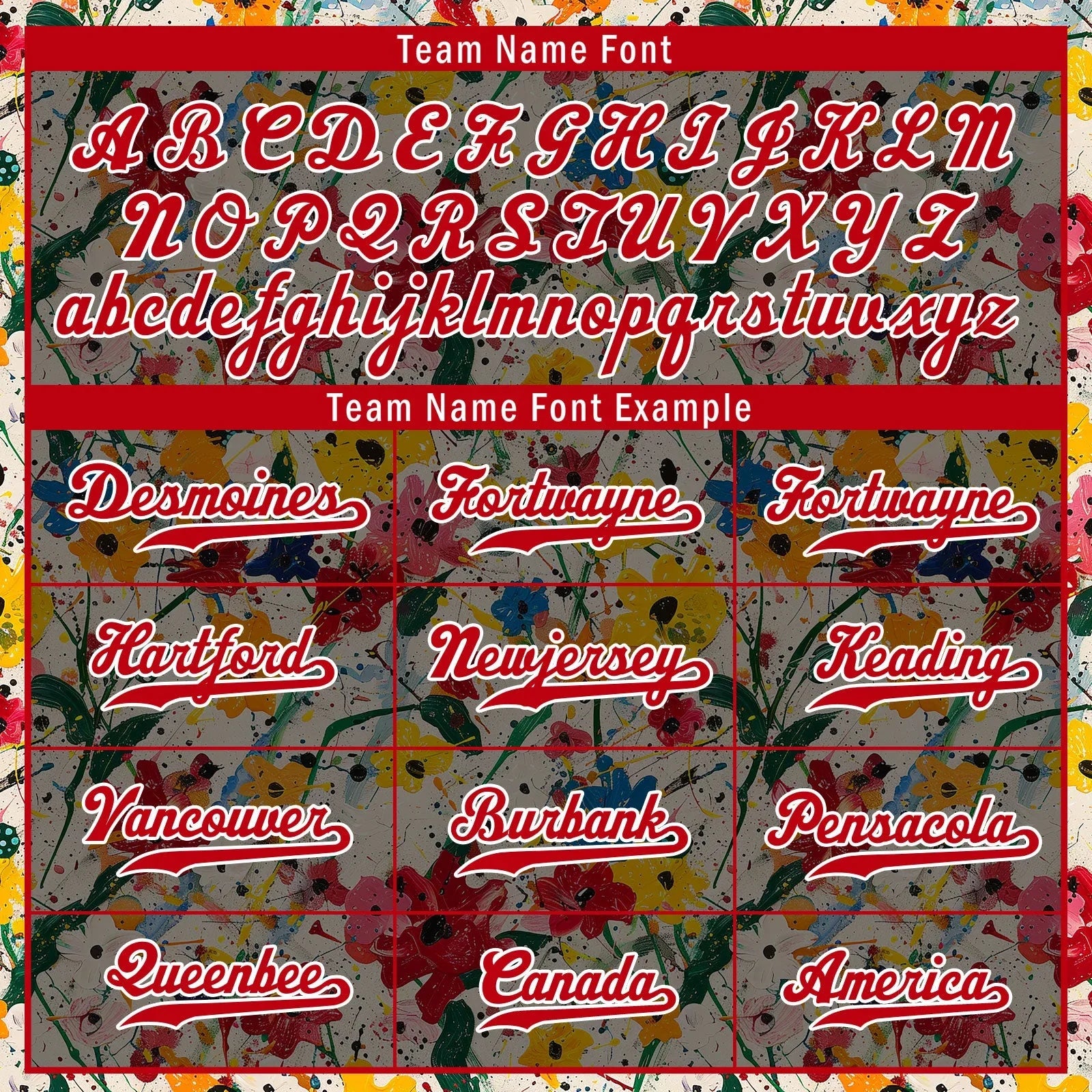 Custom Graffiti Pattern Abstract Floral Patterns Personalized Authentic Baseball Jersey BSBJ01-D020171-5 - Coolcustomize