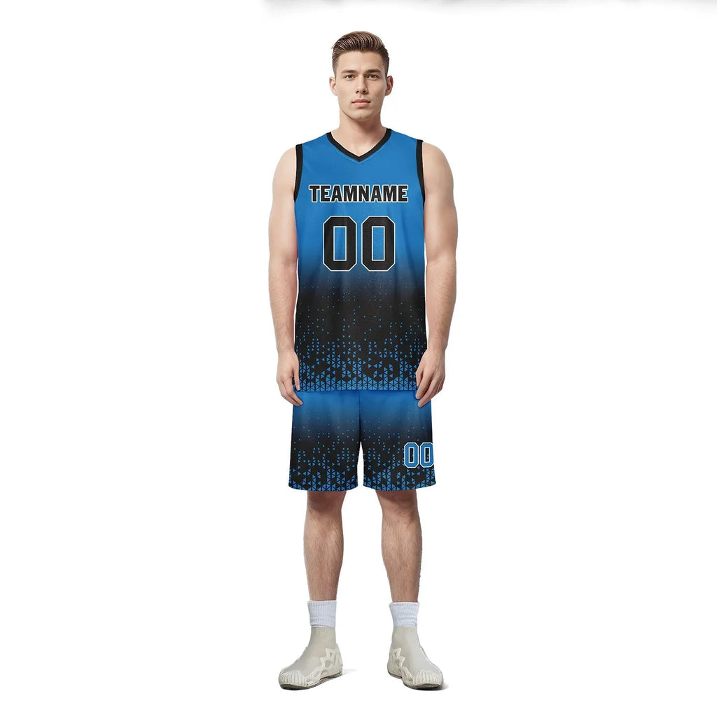 Custom Blue Black Fade Fashion Sports Uniform Basketball Jersey BBJ01-D020102-11 - Coolcustomize