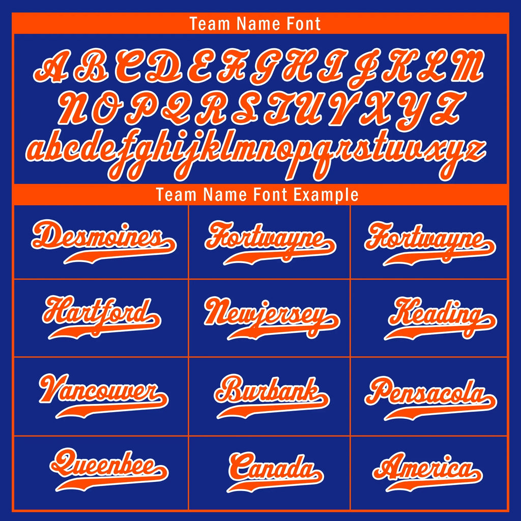 Custom Blue Orange Stripe Fashion Personalized Authentic Baseball Jersey BSBJ01-D017250 - Coolcustomize