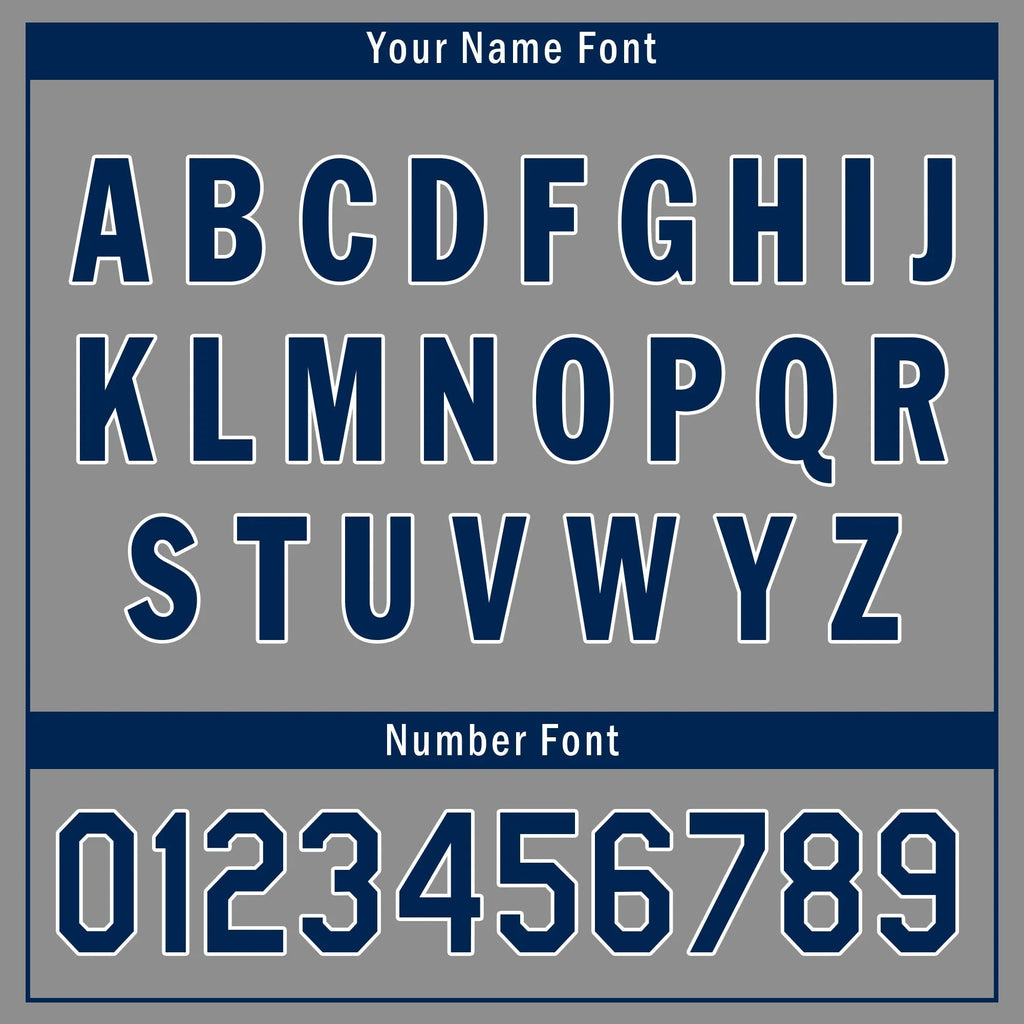 Custom Grey Classic Style Blue Personalized Authentic Baseball Jersey UN002-bd0b00d8-ac - Coolcustomize