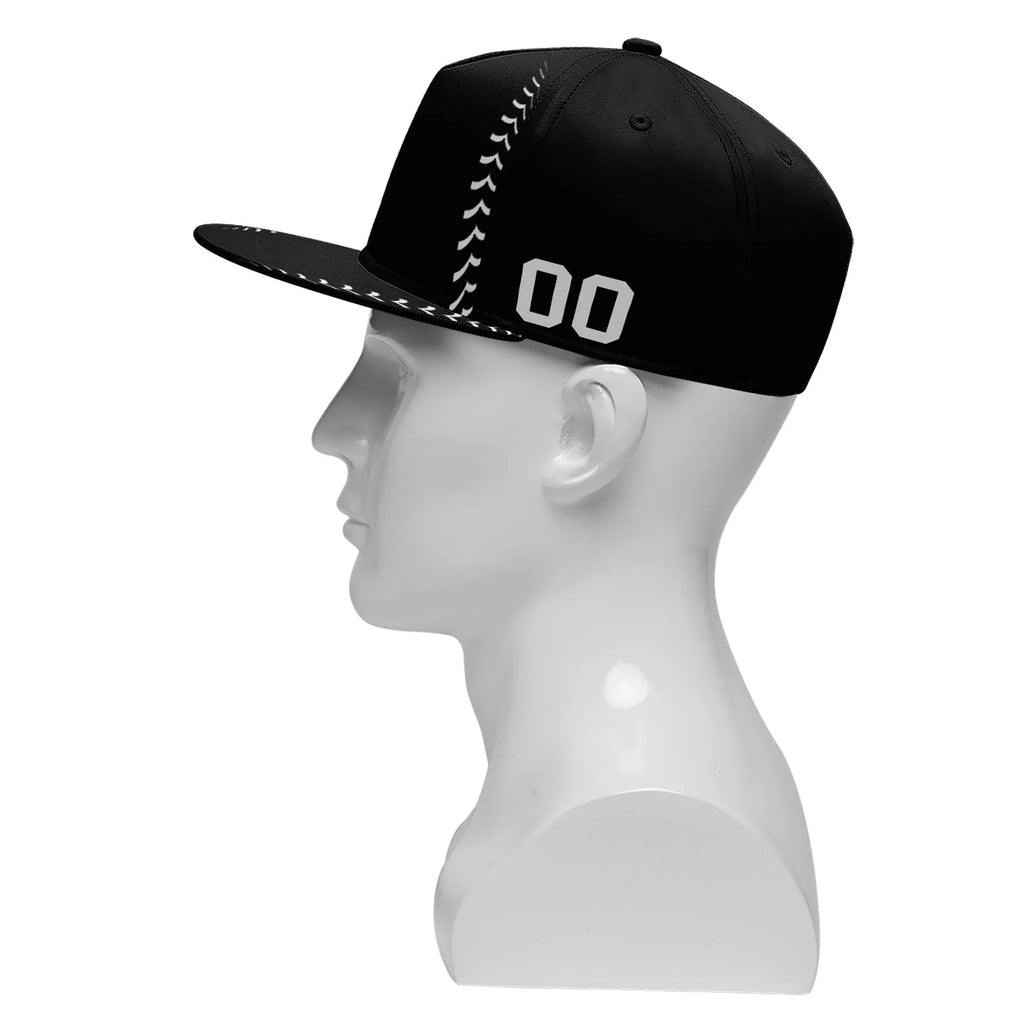 Custom Sport Design Hat Stitched Adjustable Snapback Personalized Baseball Cap PR067B-bd0b00d9-c0 - Coolcustomize