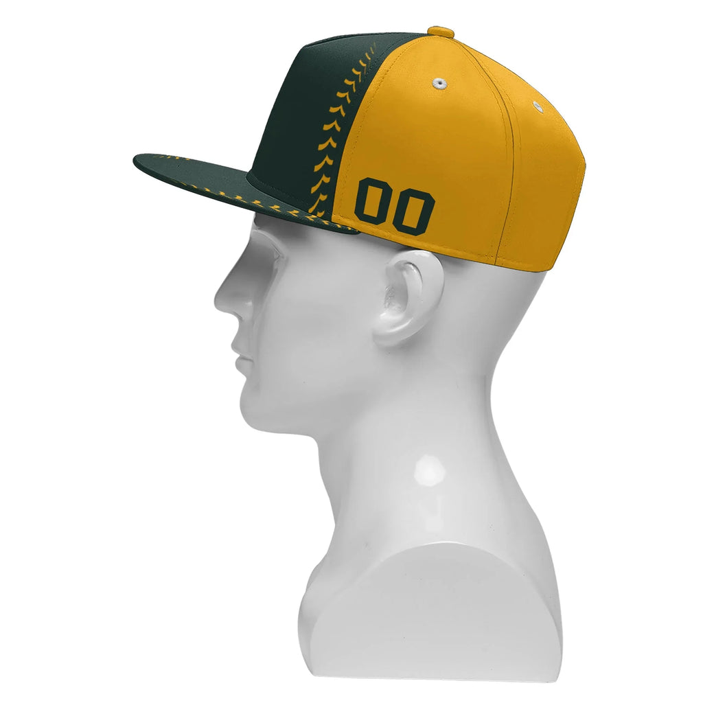 Custom Sport Design Hat Stitched Adjustable Snapback Personalized Baseball Cap PR067B-bd0b00d9-c - Coolcustomize