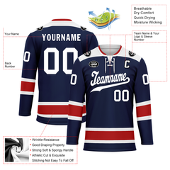 Custom Blue Red Personalized Hockey Jersey HCKJ01-D0a70f0