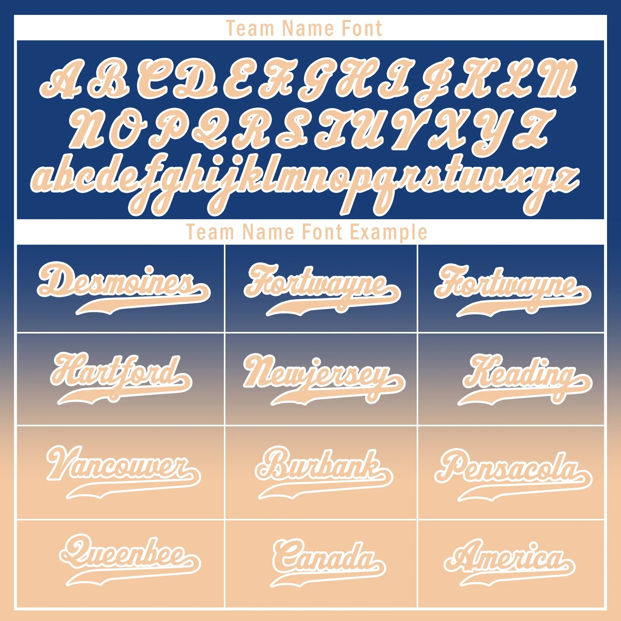 Custom Blue Beige Fade Fashion Personalized Authentic Baseball Jersey BSBJ01-D0a70da - Coolcustomize