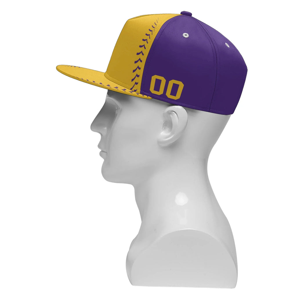 Custom Sport Design Hat Stitched Adjustable Snapback Personalized Baseball Cap PR067B-bd0b00d9-bb - Coolcustomize